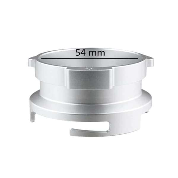 Kahvin annostelusuppilo 54 mm espressotarvikkeet, hopea