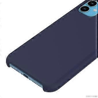 Stødsikkert flydende silikonecover med ensfarvet design (Babyblå)