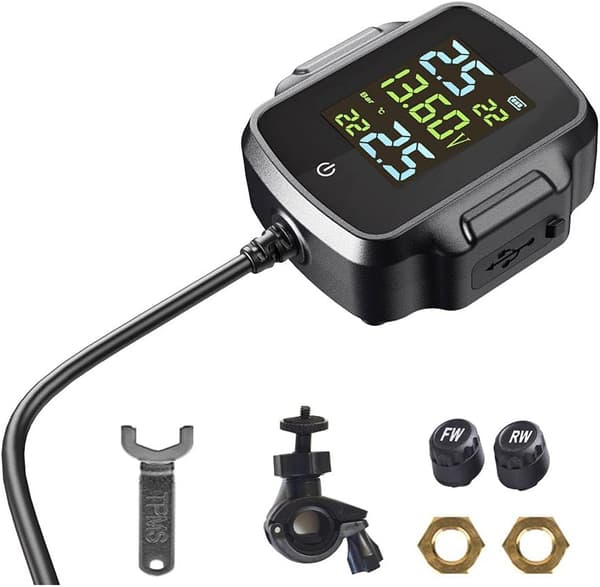 Motorsykkel dekktrykkovervåkingssystem TPMS-detektor