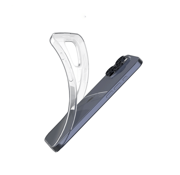 iPhone 16 PRO MAX Kuori Läpinäkyvä Ohut Silikonikuori 0.3mm