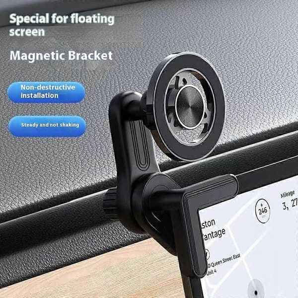 158C Screen Mount for Tesla Model Y/3, Expansion Mount Compatible with MagSafe Phone Holder [DB]