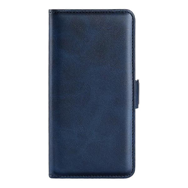 Compatible with Oppo A5 5G Case Calf Texture Leather Wallet Case Blue