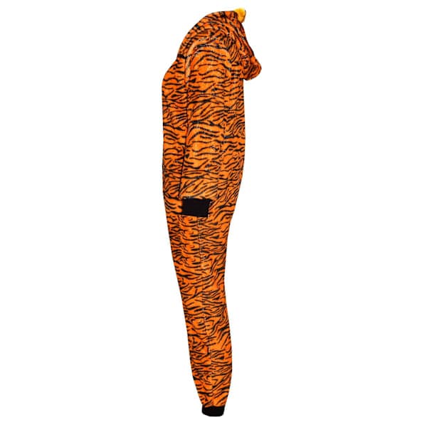 Barn Unisex Tiger Tryckt Loungewear Onesie - STØRRELSE: 9-10 År