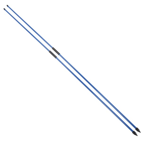 Glasfiber Golf Alignment Sticks 2 sektioner Vikbar Golf Riktindikator Rod AidBlue