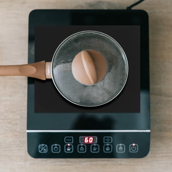 Kitchen Silicone Induction Cooker Heat Resistant Mat Non-Stick Reusable Protective Mat 25x35cm