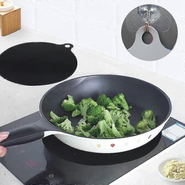 5-pack Electric Induction Cooktop Protector Mat Non-slip Mat Silicone Pad Scratch Protector Heat Insulated Mat, Black