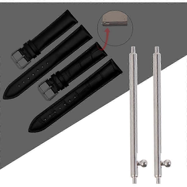20 kpl pikakiinnitteisiä jousitappeja teräskelloon (18mm, 20mm, 22mm, 23mm)