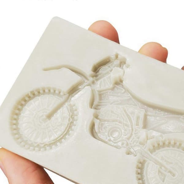 3D Udsøgt Motorcykelform Chokolade slikforme Polymer Håndværk DIY Form Hjem