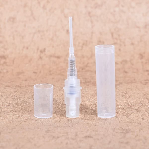 Liten Parfymeflaske, 3 ml - 5-pakning Transparent 3 ml