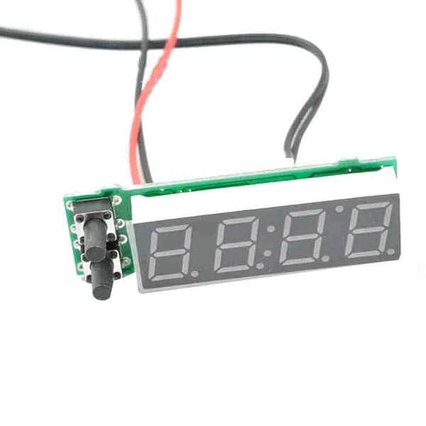 multifunktionelt digitalt display elektronisk urmodul tidstemperatursensor spændingsdetektion strømafbrydelseshukommelse (blå) -