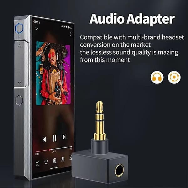 Multifunksjonell Spillerhodetelefonadapter Jackadapter Balansert Adapter Lydadapter 3,5 mm Stereo Ma