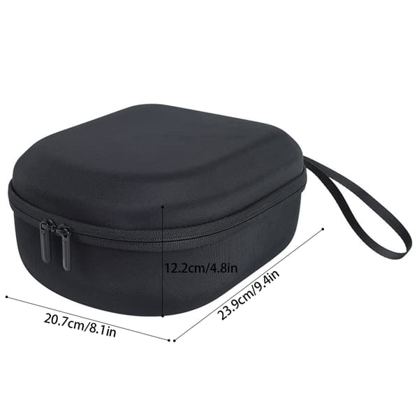 VR Glasses Storage Box EVA Case Storage Case Carrying Case Portable VR Glasses Shockproof Zipper Bag Compatible with Oculus Quest 2