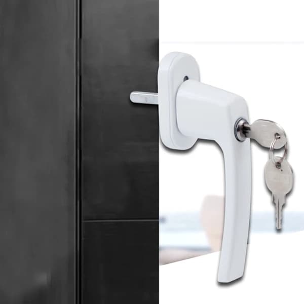 Reliable Set Easy to Use Lockable Window Handle Convenient Lockable Window Handle Balcony Door Handle