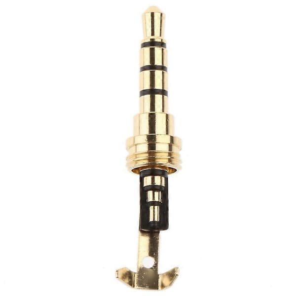 4 stk DIY 3,5 mm Jack Hann Hodetelefonplugg Konverteringsadapter Reservedeler
