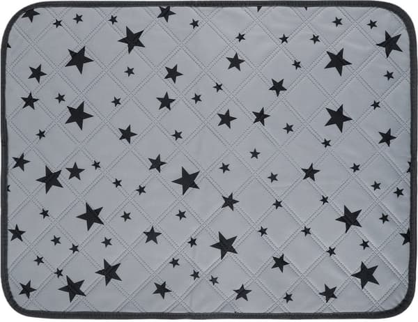 Self-warming Pet Mat with Insulated Microfleece and Non-Slip Base for Cats, Small Dogs, Rabbits, Grey 60 x 45 cm