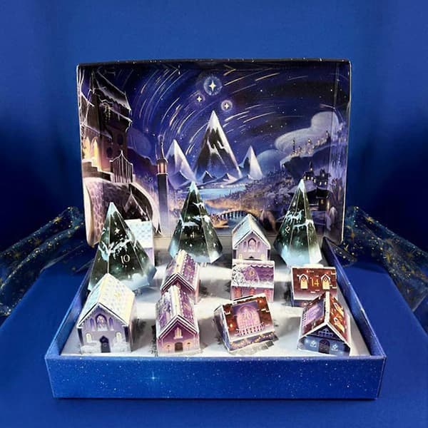 Adventskalender 2024 - 12 dagar med smycken/kontorsmaterial-överraskningar - Presentförpackning för män och kvinnor