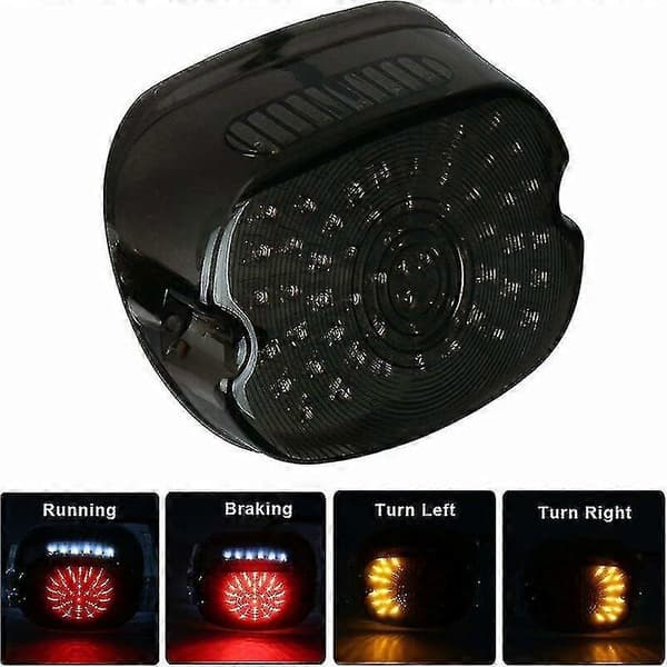 LED-baglygte til motorcykel, specialudgave, multifunktionel LED-baglygte med blinklys til Harley-Davidson [DB]