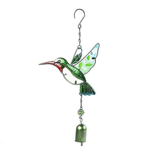 Prydnad 5007 Grøn Kolibri (Klokkestil) Hvid Æske