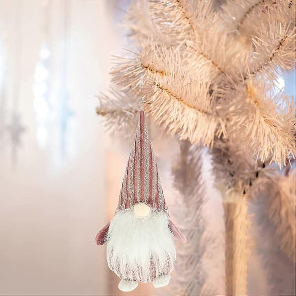 Jultomte Presentprydnader Snögubbe Träd Leksak Docka Häng Dekorationer, Ansiktslösa Dockprydnader Presentpåse Semesterpresent