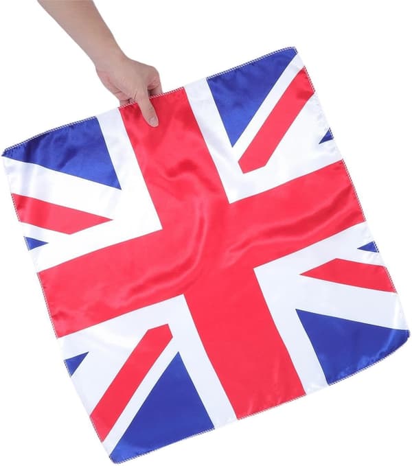 3 stk. kvinders trykte halstørklæde med Union Jack-mønster, polyester, universal pasform, letvægts, foldbart, britisk stil til fest og hverdag -