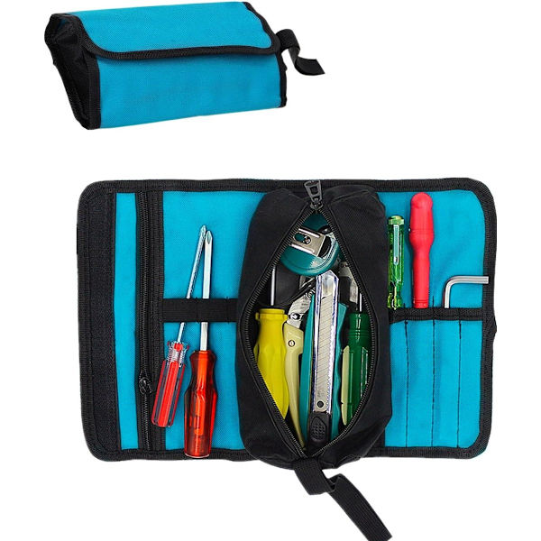 Portable Tool Bag, Foldable Electrician Tool Bag, Tool Belt Storage, 1 pc (Tools Not Included)