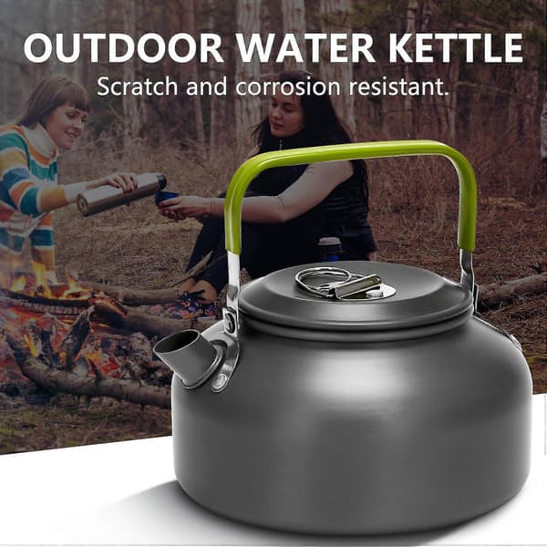 0,8l Portable Ultralight Outdoor Hiking Camping Survival Kettle Teapot Coffee Pot Anodized A