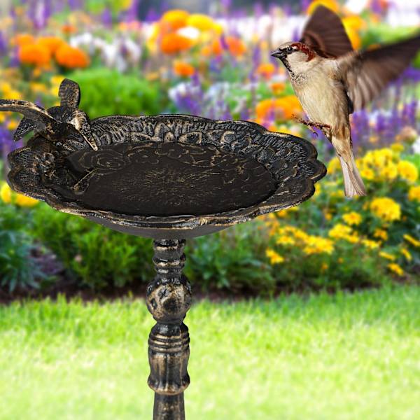 Antique Cast Iron Bird Bath 2490
