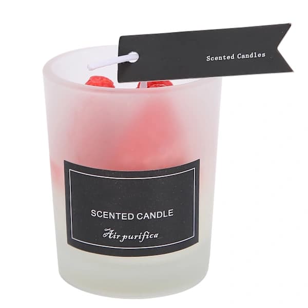 Portable Red Fruit Aromatherapy Candle - Sweet and Romantic Home Decor Gift