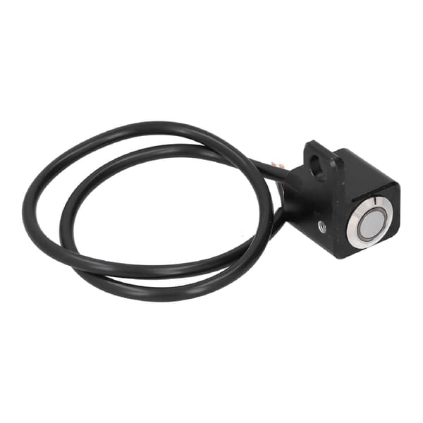 Waterproof Handlebar Switch Headlight Fog Light ON-OFF Button 0.4in Mount with Red Light Reset Lock (Left Side)