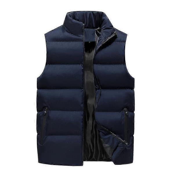 Quilted Vest for Men for Warmth Blue 4XL blue 4xl