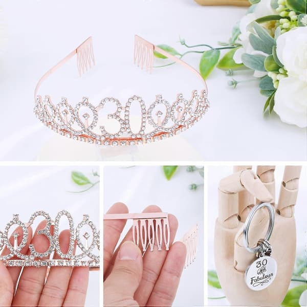 30-årsdag Skjerf og Tiara Krone Nøkkelring (FMY)