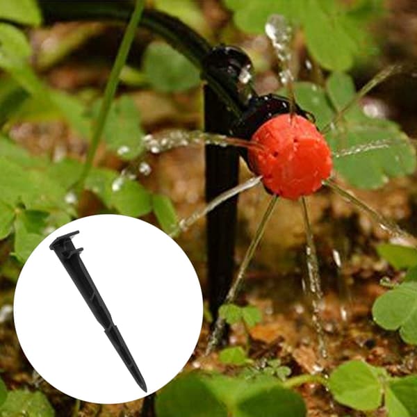 20 Pcs Garden Ground Stakes Hose Holder Fixed Stem Holder for Irrigation System 15.5x3cm