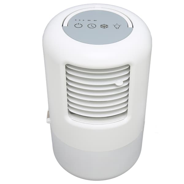 Portable Air Conditioner Night Light 500ml Tank Timing Function Low Noise 3 Speeds Air Conditioning Fan 100‑240V UK Plug