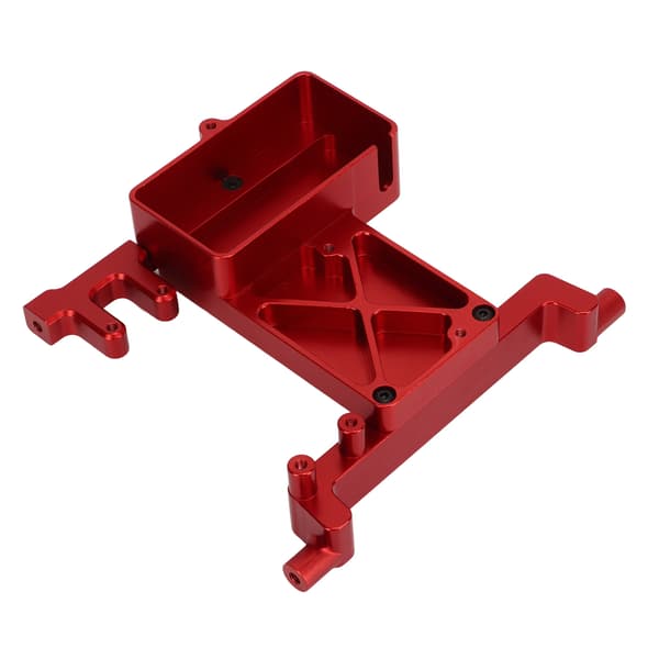 RC Fastmontert Servofeste Erstatning for SCX6 1/6 Aluminiumslegering Servofeste Rød