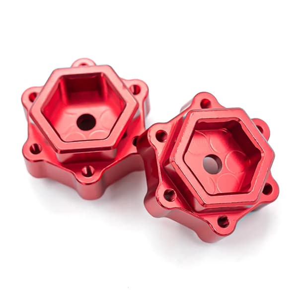 Hex-konverter Hex-hovedkobling udvidet på den ene side 5 mm 2 stk. Erstatning for LOSI 1/8 LMT SOLID AXLE 4WD RC-bil