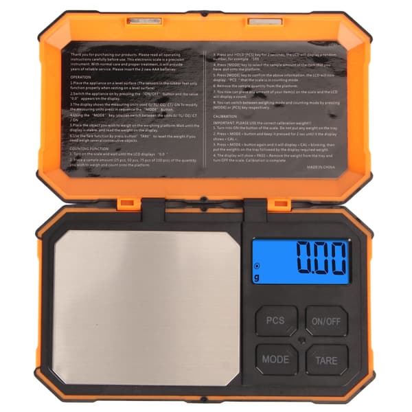 Gram Scale 500g 0.01g 5 Unit Modes Multifunctional Digital Jewelry Scale with LCD Backlit Display for Grains Herbs Coins