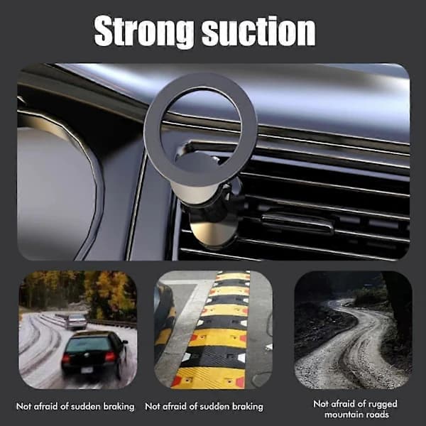 Magnetic Phone Holder for Car, Adjustable Air Vent Mount, Compatible with MagSafe Magnetic Phone Mount, Compatible with iPhone 12 13 E2U112
