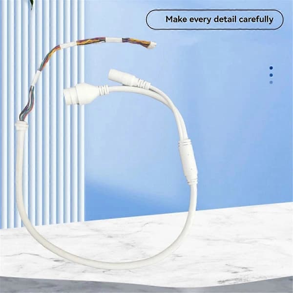 10-pin 10-kernet PoE RJ45 netværkskabel til Hikvision IP-kamera