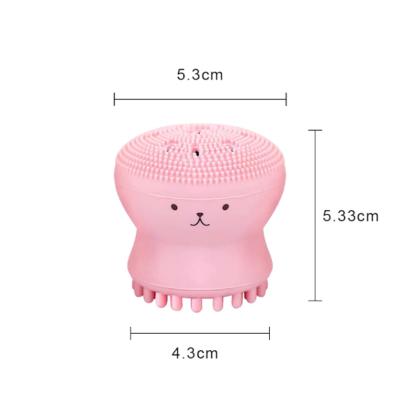 Silicone Facial Cleansing Brush, Handheld for Deep Cleaning