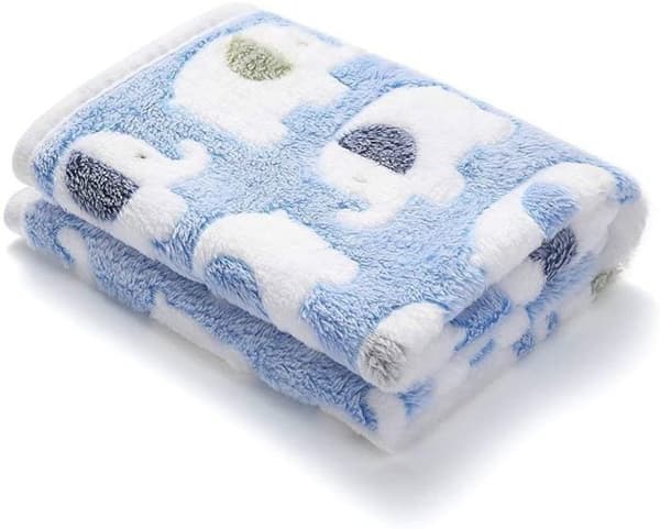 Superblødt og luftigt fleece tæppe til kæledyr, flannel, til hunde, hvalpe, katte, 60x40CM, 1-pak