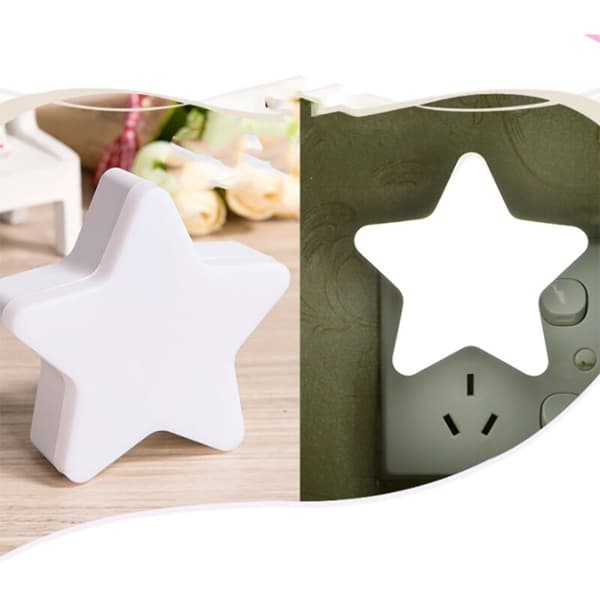 Ny ny fem gren LED-lys sensor LED med varm energibesparende funksjon (hvit)
