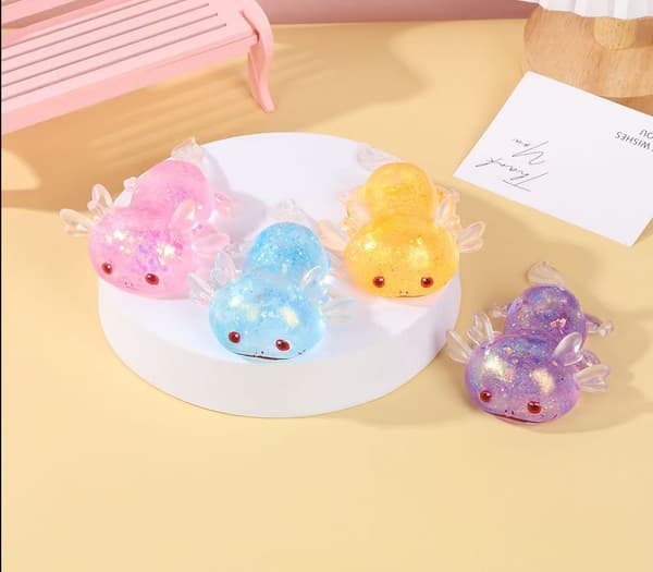 12 stk. dyr Squishy Legetøj – Blødt klemmelegetøj til stresslindring, sensorisk legetøj, langsomt stigende fidget-legetøjssæt