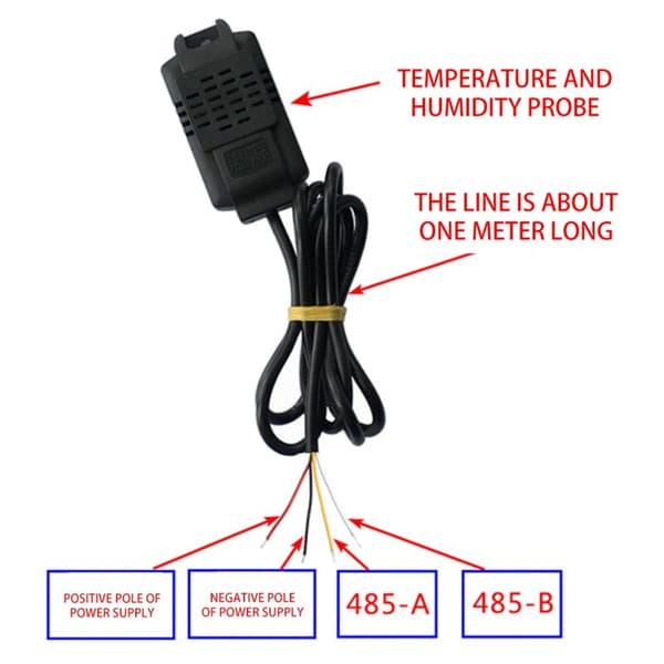 Temperature and Humidity Transmitter Md01 Sht20 Sensor Industrial Temperature and Humidity Monitoring