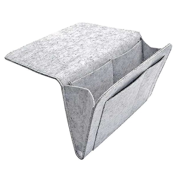 Bed Storage Bag Pocket Felt Bedside Hanging Table Sofa Bedroom Organizer Holder