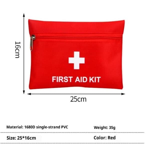 Portable First Aid Bag Home Storage Emergency Kit EVA Bag 25X16CM 25X16CM