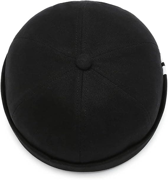 2 stk. herre docker hatt caps uten brem arbeider sjømannslue rullekant retro justerbar