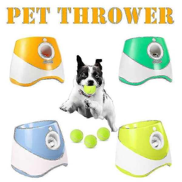 Automatisk Boldkaster til Hunde med 3/6/9 Bolde, Holdbar Boldkastemaskine til Små og Mellemstore Hunde Dark gray