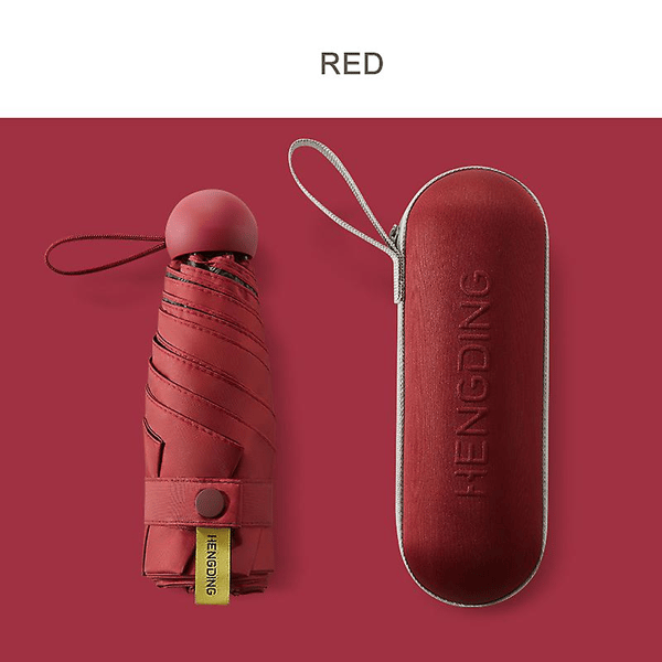 Mini sateenvarjo lapsille, tuulenpitävä taskusateenvarjo, UV-suoja