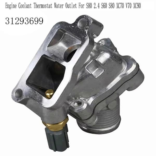 31293699 Motorkjølevæsketermostat Vannutløp for S80 2.4 S60 S80 XC70 V70 XC90 Termostathus