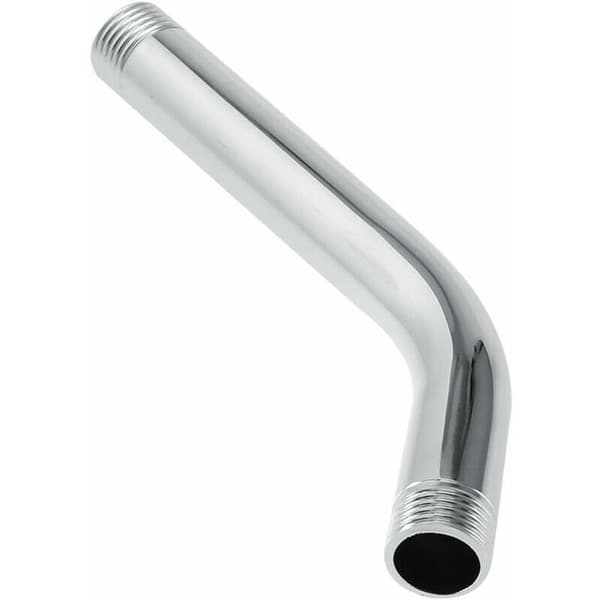 Bruseforlænger, rustfri og slidstærk brusearm i rustfrit stål, holdbar slange, badeværelsestilbehør (15 cm)